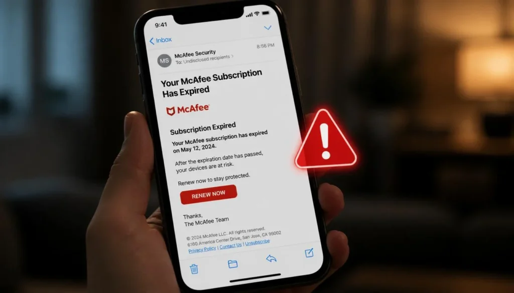 How to Stop McAfee Spam Emails on iPhone