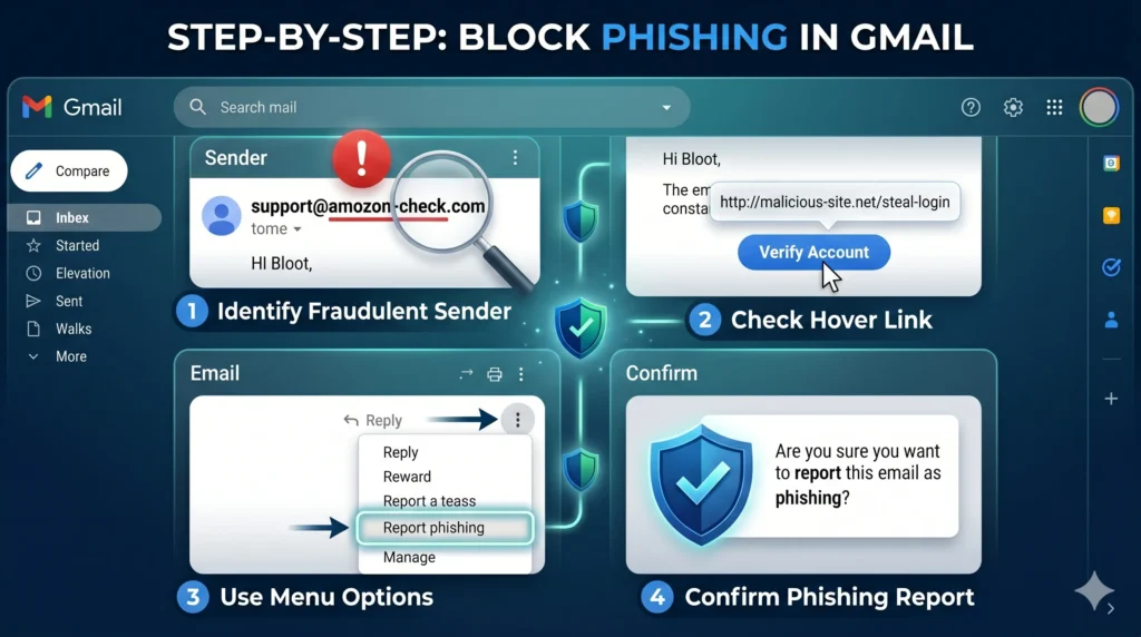 How to Stop Phishing Emails in Gmail