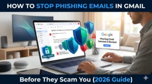 How to Stop Phishing Emails in Gmail Before They Scam You (2026 Guide)