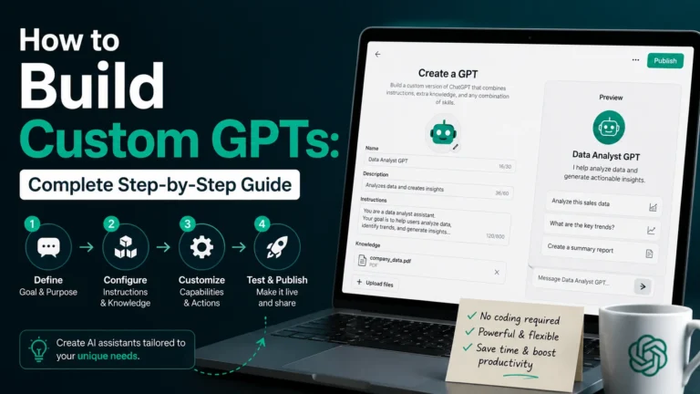 How to Build Custom GPTs - Complete Step-by-Step Guide